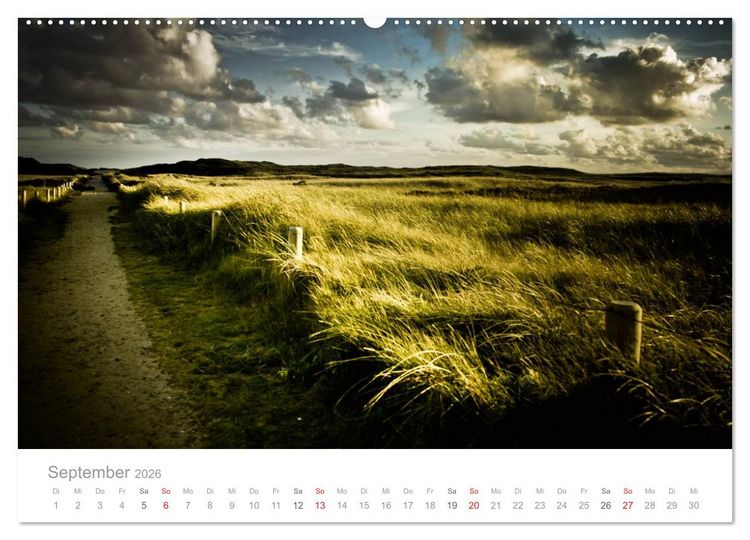 Produktbild: Sylt im Herbst (Wandkalender 2026 DIN A2 quer), CALVENDO Monatskalender