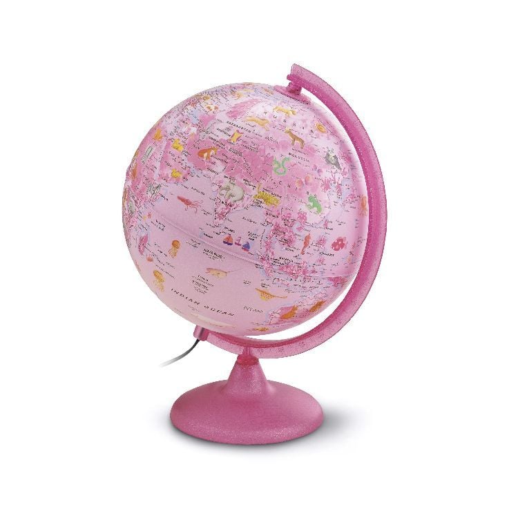 Produktbild: Kinderleuchtglobus ZP 2562 Zoo Pink
