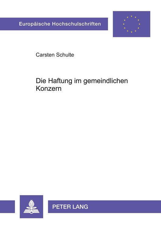 Produktbild: Die Haftung im gemeindlichen Konzern