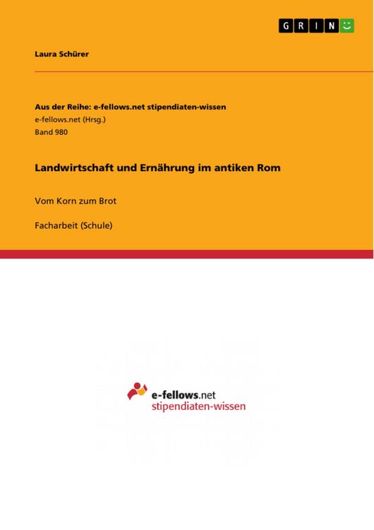 Produktbild: Landwirtschaft und Ern&auml;hrung im antiken Rom