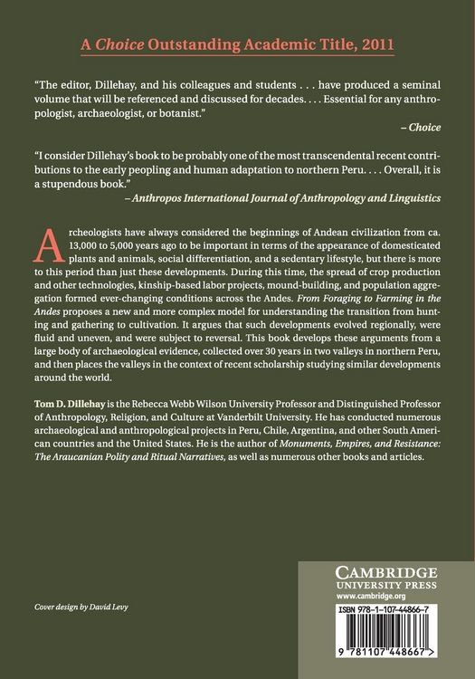 Produktbild: From Foraging to Farming in the Andes