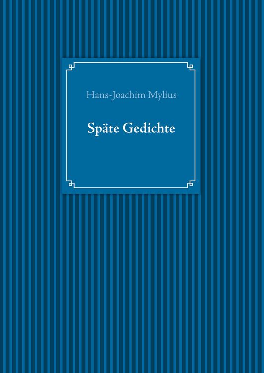 Produktbild: Sp&auml;te Gedichte