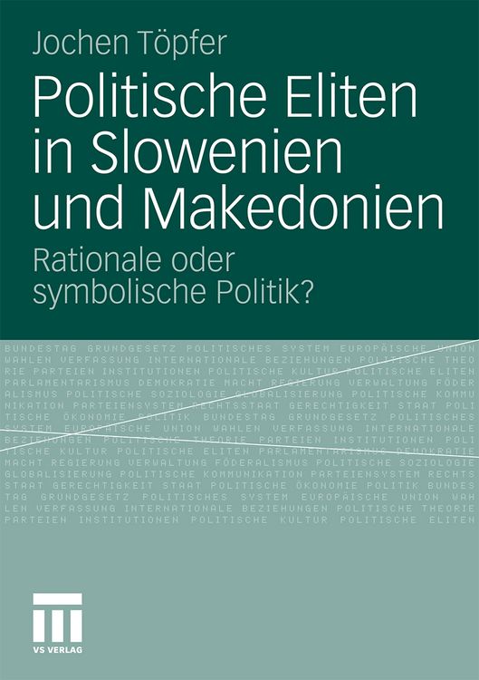 Produktbild: Politische Eliten in Slowenien und Makedonien