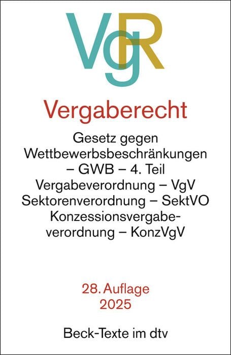 Produktbild: Vergaberecht