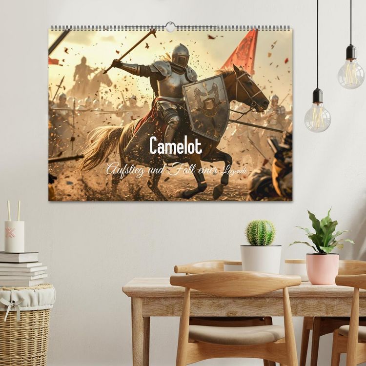 Produktbild: Camelot &ndash; Aufstieg und Fall einer Legende (Wandkalender 2027 DIN A2 quer), CALVENDO Monatskalender