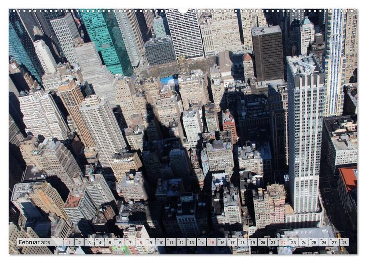 Produktbild: New York - Stadt deiner Tr&auml;ume (Wandkalender 2026 DIN A2 quer), CALVENDO Monatskalender