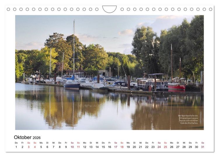 Produktbild: Rosenstadt Uetersen (Wandkalender 2026 DIN A4 quer), CALVENDO Monatskalender