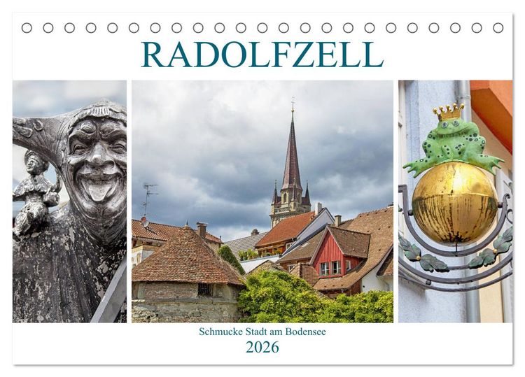 Produktbild: Radolfzell - schmucke Stadt am Bodensee (Tischkalender 2026 DIN A5 quer), CALVENDO Monatskalender
