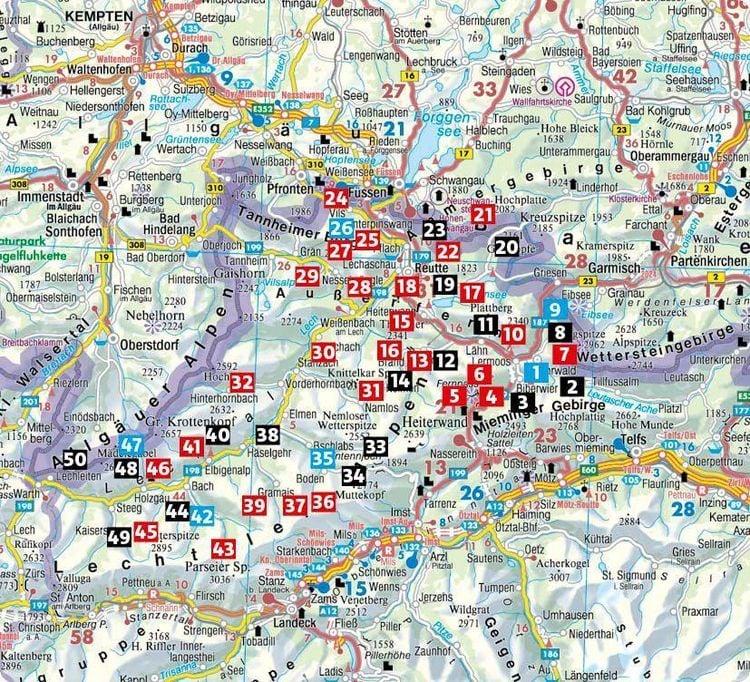 Produktbild: ROTHER Wanderf&uuml;hrer Au&szlig;erfern - Lechtal. 50 Touren um Ehrwald, Lermoos und Reutte &ndash; in der Tiroler Zugspitz Arena und im Naturpark Tiroler Lech