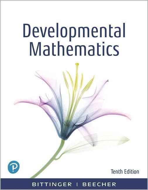 Produktbild: Developmental Mathematics: College Mathematics and Introductory Algebra