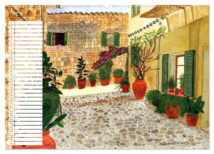 Produktbild: Faszination Malerei - Planer (hochwertiger Premium Wandkalender 2026 DIN A2 quer), Kunstdruck in Hochglanz