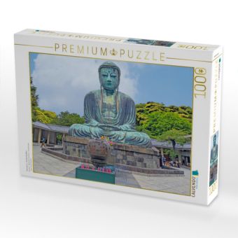 Produktbild: CALVENDO Puzzle Kamakura - Gro&szlig;er Buddha | 1000 Teile Lege-Gr&ouml;&szlig;e 64x48cm Foto-Puzzle f&uuml;r gl&uuml;ckliche Stunden
