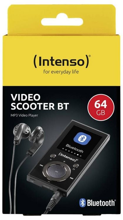 Produktbild: Intenso MP3 Videoplayer 64GB Music Walker MP3-Player 64GB Schwarz Bluetooth&reg;