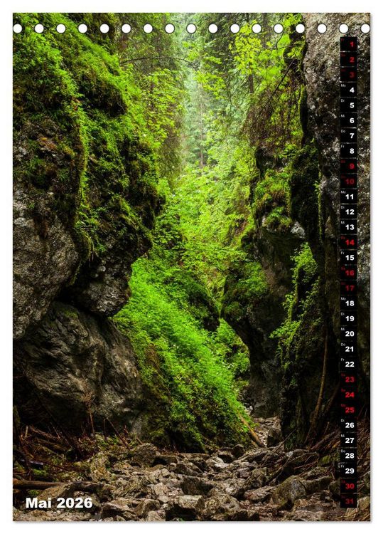 Produktbild: Impressionen aus der Tatra (Tischkalender 2026 DIN A5 hoch), CALVENDO Monatskalender