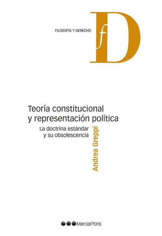 Produktbild: Teor&iacute;a constitucional y representaci&oacute;n pol&iacute;tica