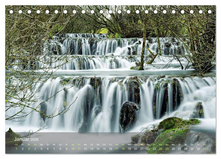 Produktbild: Idyllische Wasserwelten (Tischkalender 2026 DIN A5 quer), CALVENDO Monatskalender