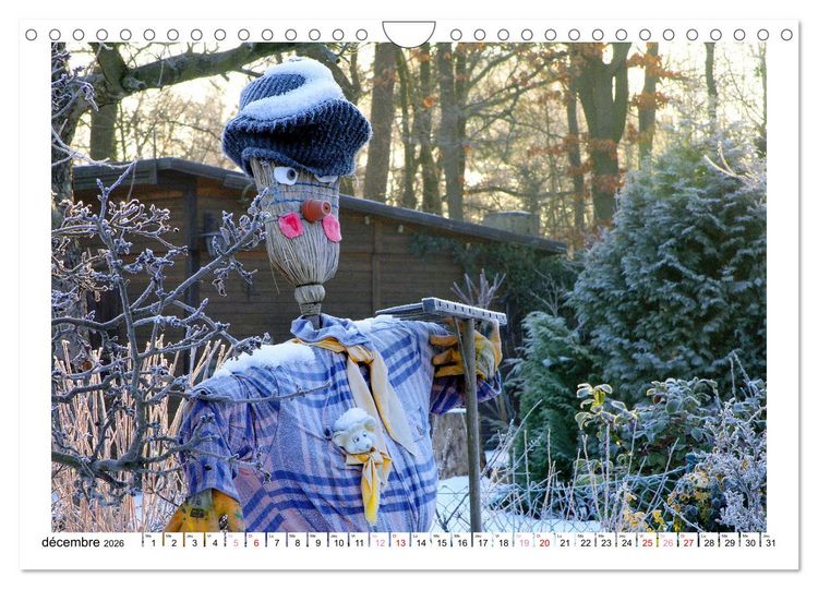 Produktbild: &Agrave; la cl&ocirc;ture du jardin (Calendrier mural 2026 DIN A4 vertical), CALVENDO calendrier mensuel