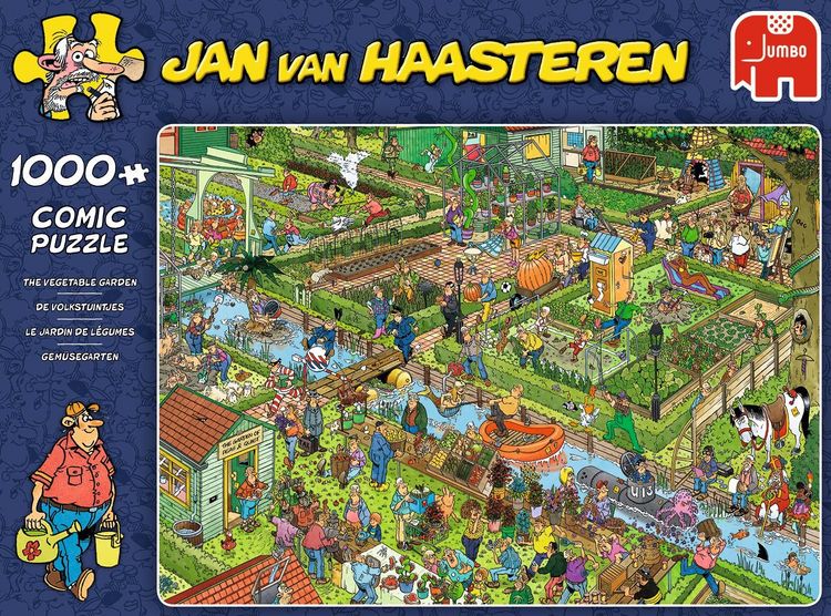 Jan Van Haasteren 'Fun Around The Pool' Jigsaw Puzzle - 1000 Pieces By Jumbo Spiele