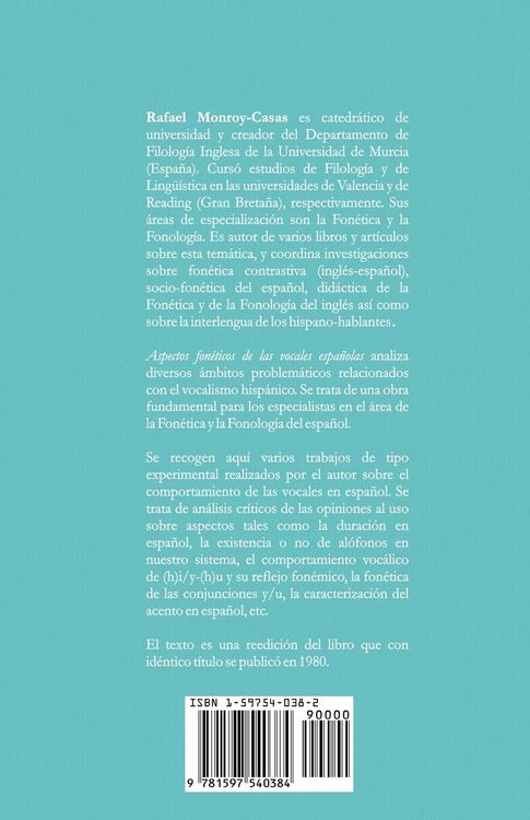 Produktbild: Aspectos Foneticos de Las Vocales Espanolas