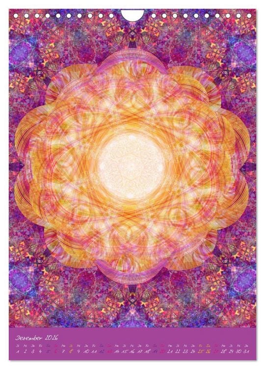 Produktbild: FLORALE MANDALAS (Wandkalender 2026 DIN A4 hoch), CALVENDO Monatskalender