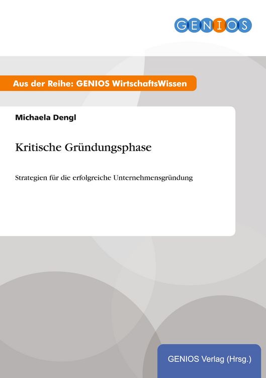Produktbild: Kritische Gr&uuml;ndungsphase