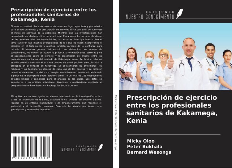 Produktbild: Prescripci&oacute;n de ejercicio entre los profesionales sanitarios de Kakamega, Kenia