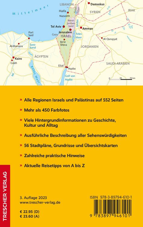Produktbild: TRESCHER Reisef&uuml;hrer Israel und Pal&auml;stina