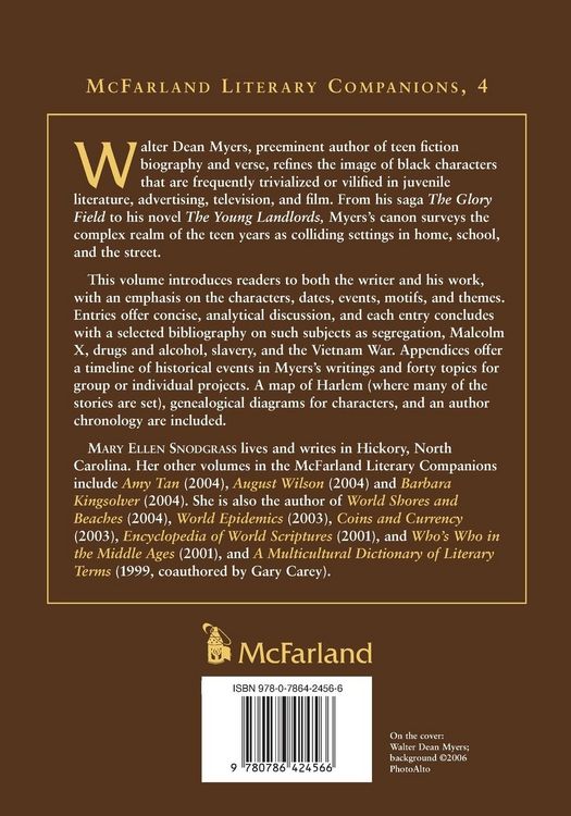 Produktbild: Walter Dean Myers