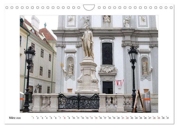 Produktbild: Bezauberndes Wien (Wandkalender 2026 DIN A4 quer), CALVENDO Monatskalender