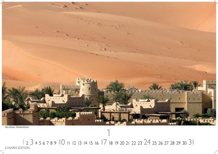 Produktbild: Dubai/Abu Dhabi Kalender 2027 &ndash; Wandkalender | Fotokalender Orient 35x50cm Gro&szlig;format . mit atemberaubenden Bildern &ndash; Perfekt f&uuml;r Dubai Fans & Reiseliebhaber