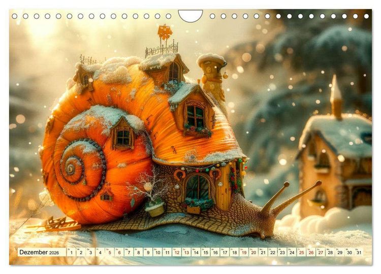 Produktbild: My home is my castle - flotte Schnecken unterwegs (Wandkalender 2026 DIN A4 quer), CALVENDO Monatskalender