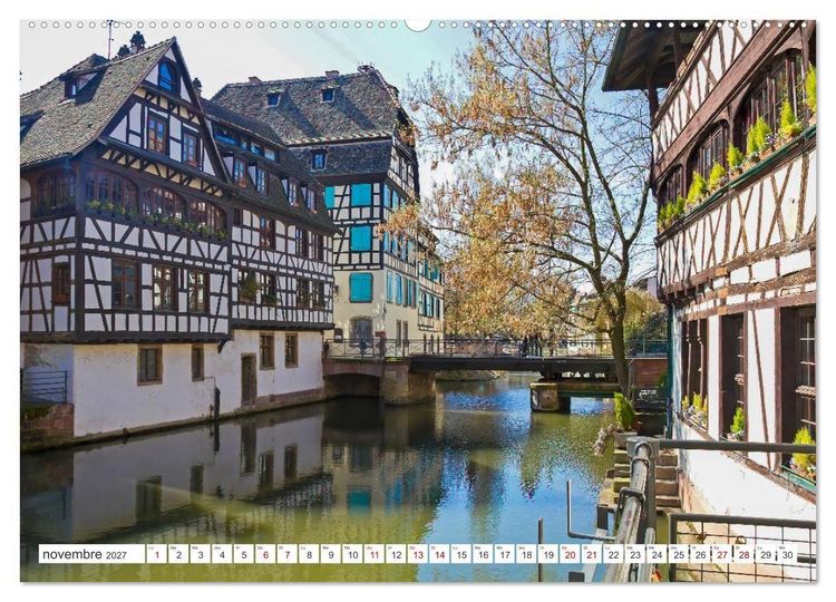 Produktbild: Strasbourg - Ville d'histoire et de charme au c&oelig;ur de l'Europe (Calendrier mural haut de gamme 2027 DIN A2 vertical), CALVENDO calendrier mensuel