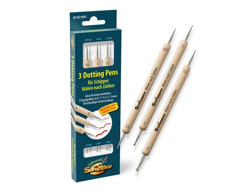 Produktbild: MNZ - 3 Dotting Pen's doppelseitig