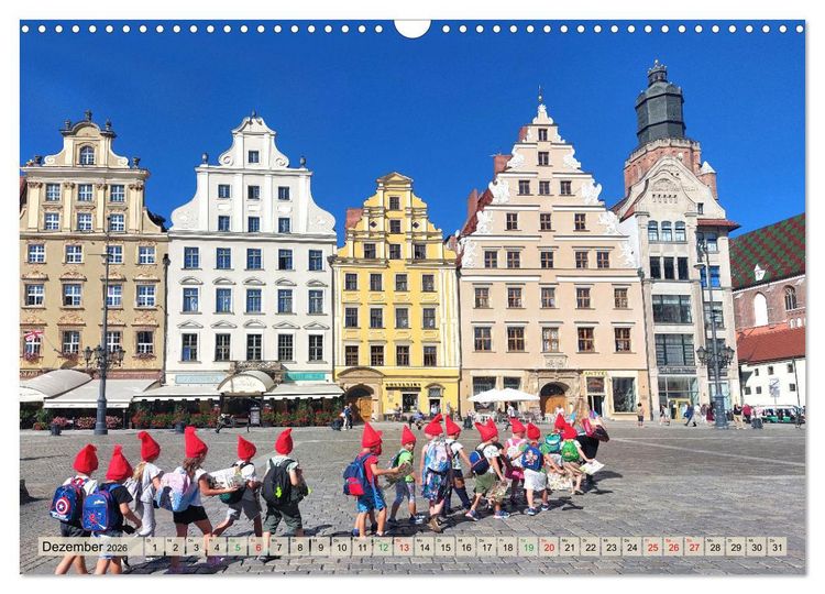 Produktbild: Zauberhaftes Breslau (Wandkalender 2026 DIN A3 quer), CALVENDO Monatskalender