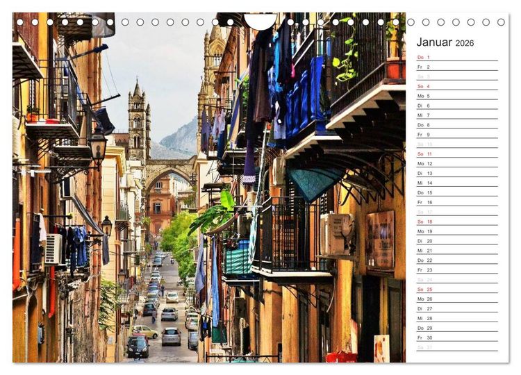 Produktbild: Sizilien - Insel zwischen zwei Kontinenten (Wandkalender 2026 DIN A4 quer), CALVENDO Monatskalender