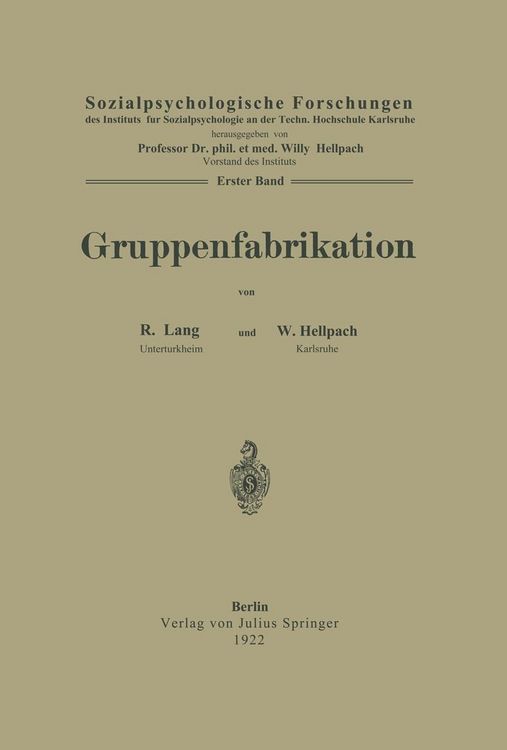 Produktbild: Gruppenfabrikation