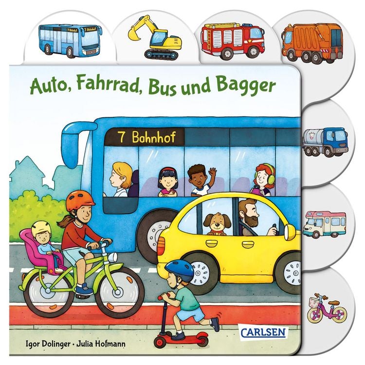 Produktbild: Auto, Fahrrad, Bus und Bagger