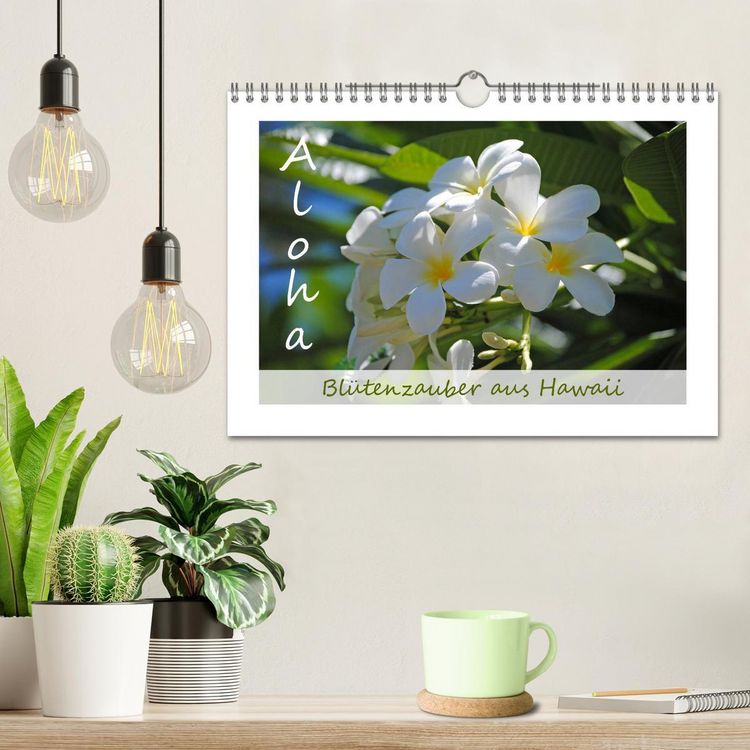 Produktbild: Aloha Bl&uuml;tenzauber aus Hawaii (Wandkalender 2026 DIN A4 quer), CALVENDO Monatskalender