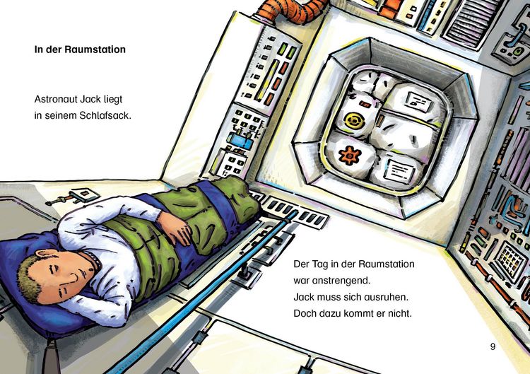 Produktbild: Lesel&ouml;wen 1. Klasse - Alarm auf der Weltraumstation