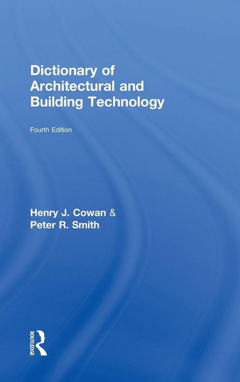 Produktbild: Dictionary of Architectural and Building Technology