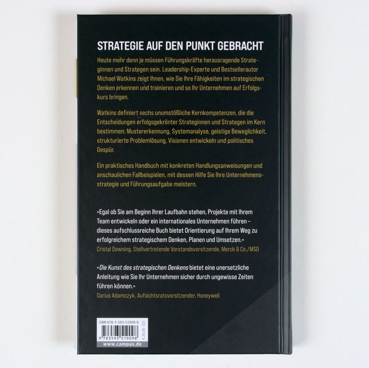 Produktbild: Die Kunst des strategischen Denkens
