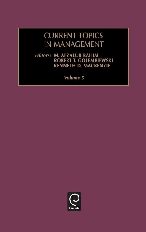 Produktbild: Current Topics in Management