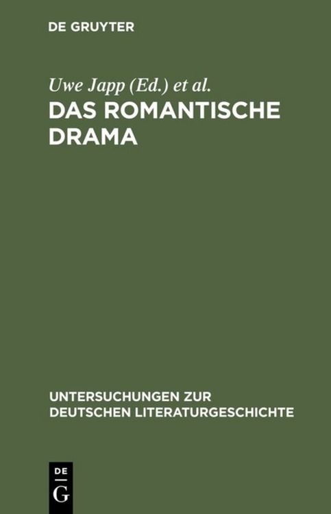 Produktbild: Das romantische Drama