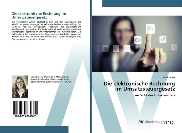 Produktbild: Die elektronische Rechnung im Umsatzsteuergesetz