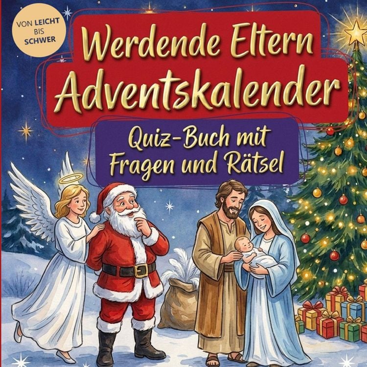 Produktbild: Werdende Eltern-Adventskalender: Quiz-Buch mit Fragen und R&auml;tsel