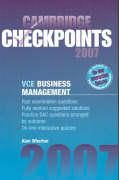 Produktbild: Cambridge Checkpoints VCE Business Management 2007