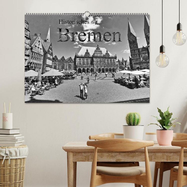 Produktbild: Historisches Bremen (Wandkalender 2026 DIN A2 quer), CALVENDO Monatskalender