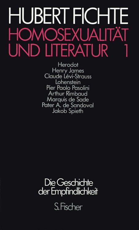 Produktbild: Homosexualit&auml;t und Literatur 1