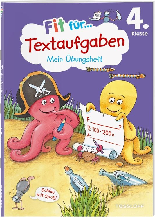 Produktbild: Fit für Textaufgaben 4. Klasse. Mein Übungsheft
