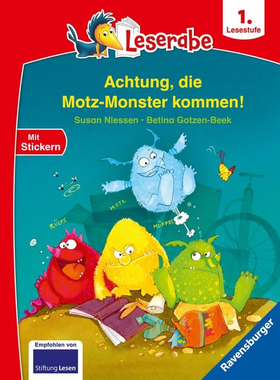 Bild vom Artikel Leserabe 1. Lesestufe - Achtung, die Motz-Monster kommen! vom Autor Susan Niessen